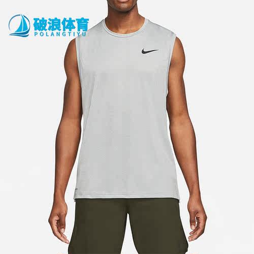 耐克夏季运动男子无袖T恤背心