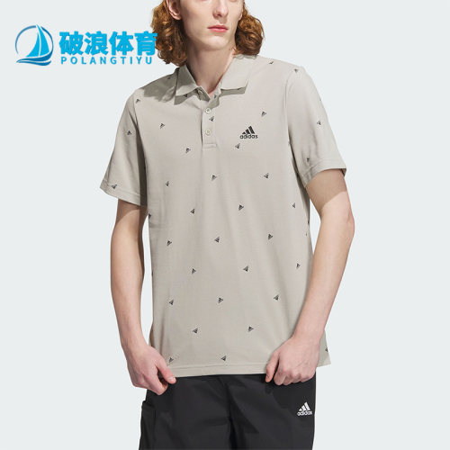 阿迪达斯男子运动短袖