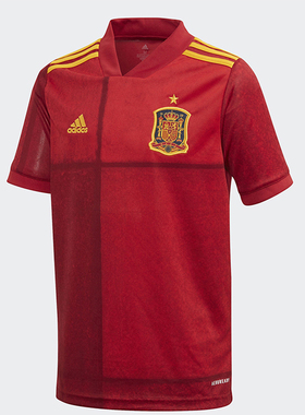 Adidas/阿迪达斯正品西班牙主场球迷版大童短袖球衣 FI6237
