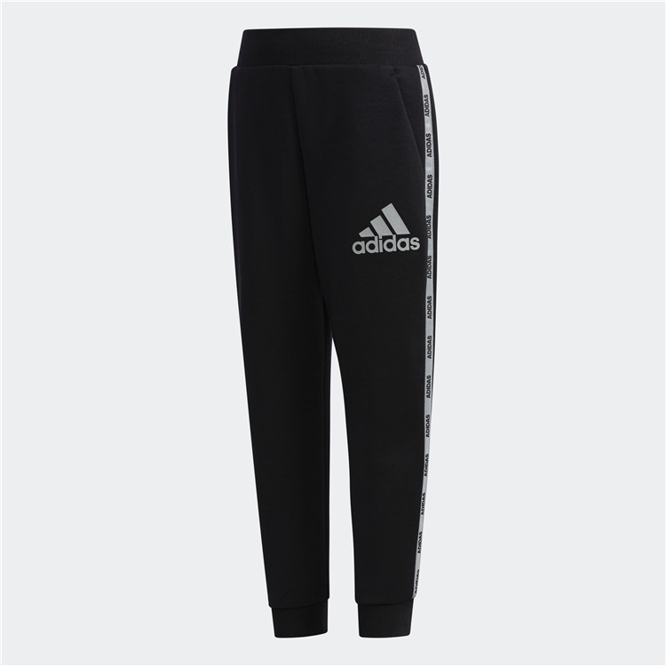 阿迪达斯小童训练针织小脚长裤