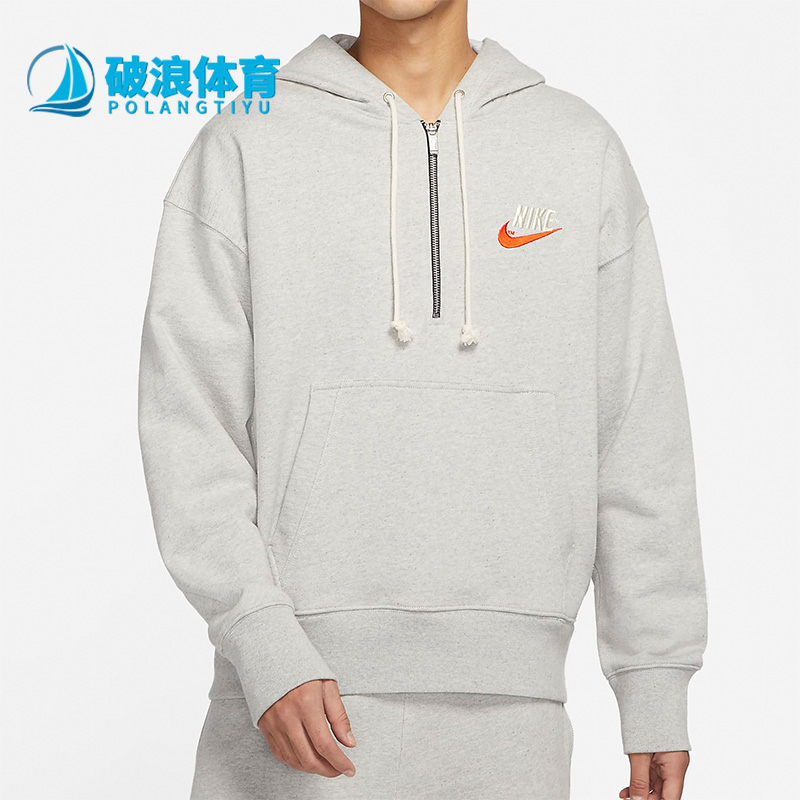 耐克年春季男连帽套头宽松卫衣