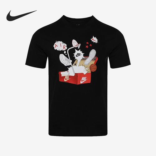 耐克夏季运动休闲短袖t恤鞋盒