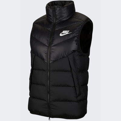 耐克男子冬季保暖立领羽绒马甲