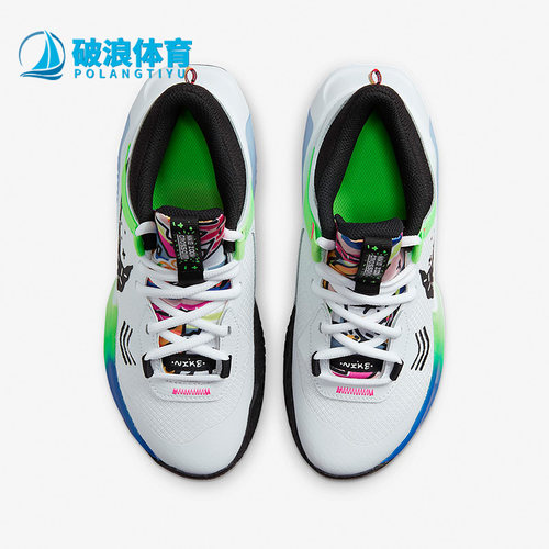 耐克正品女子大童运动蓝球鞋