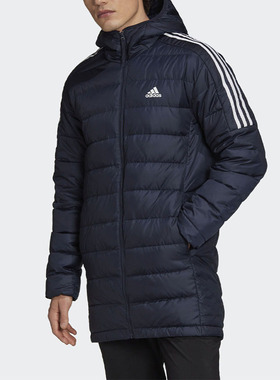 Adidas/阿迪达斯正品秋季男子ESS DOWN PARKA羽绒服 GH4605