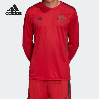 Adidas/阿迪达斯正品欧洲杯球迷版门将男子长袖T恤球衣 EH6098