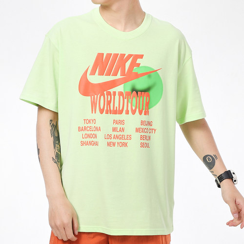 Nike/耐克正品年新款男子夏季大勾印花短袖运动T恤DA0938-383