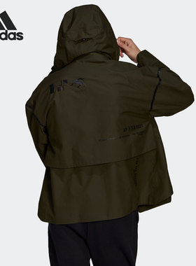 Adidas/阿迪达斯正品年春季男子休闲连帽运动茄克外套 H16253