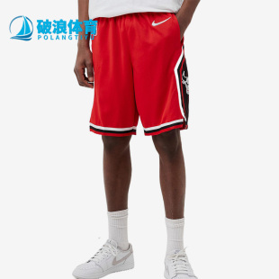 DB4129 芝加哥公牛队撞色男子运动短裤 657 耐克正品 Nike