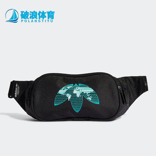 阿迪达斯正品三叶草时尚腰包