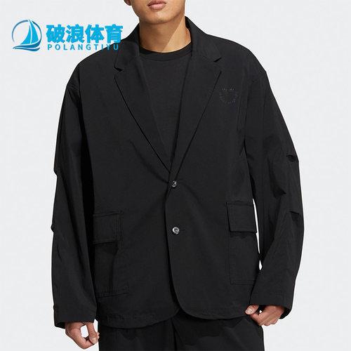 阿迪达斯春季三叶草男子运动外套