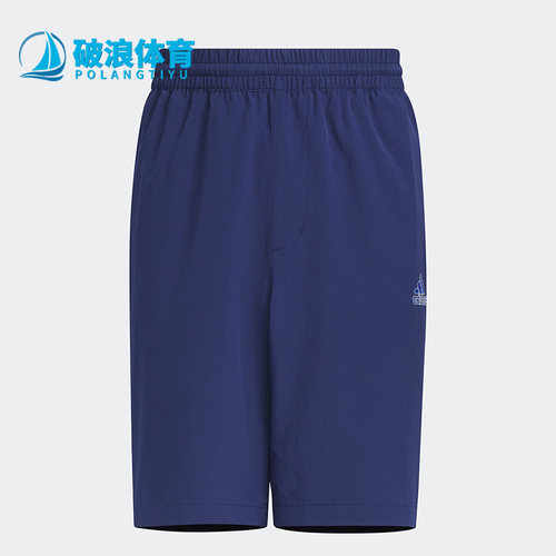 阿迪达斯大童运动短裤