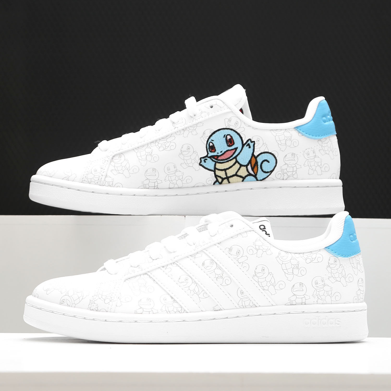 adidas/阿迪达斯正品 皮卡丘印花 宝可梦联名男女板鞋 fw0085