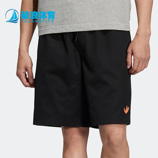 Adidas 三叶草夏季 男子跑步训练运动休闲短裤 HS1912 阿迪达斯正品