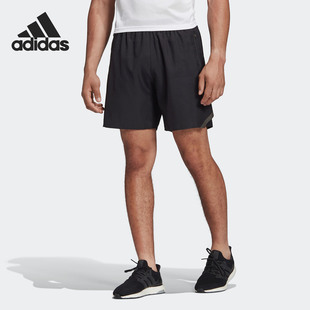 SHORT Adidas 阿迪达斯正品 SATURDAY EK4582 男子运动跑步休闲短裤