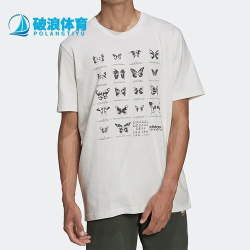 阿迪达斯男士运动短袖