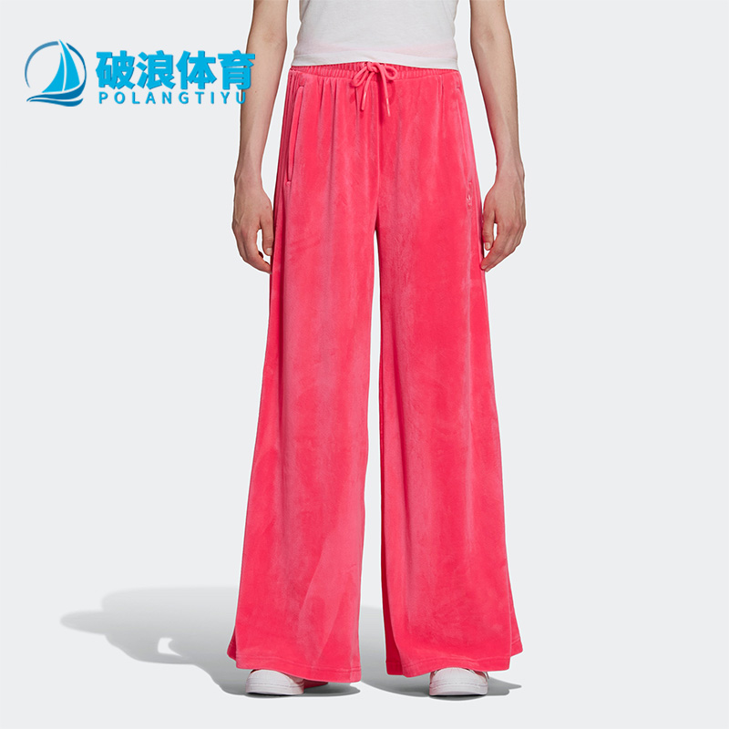 阿迪达斯三叶草女运动休闲长裤