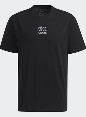 Adidas/阿迪达斯正品 春季男子圆领透气个性运动短袖T恤 GP4891