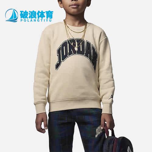 耐克新款小童运动针织圆领卫衣