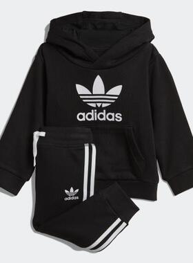 Adidas/阿迪达斯正品三叶草TREFOIL HOODIE婴童装休闲套装DV2809