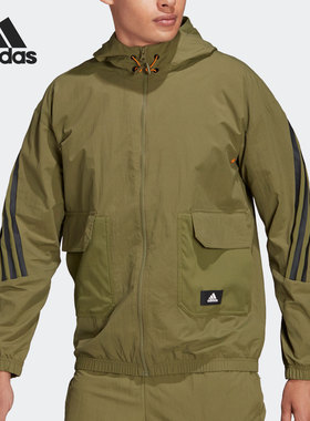 Adidas/阿迪达斯正品 M FI WV BST 男子运动夹克外套 H65369