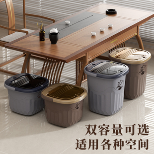 茶水桶茶渣桶茶桶茶台下水桶茶几废水桶茶具配件茶几桶茶盘配件桶