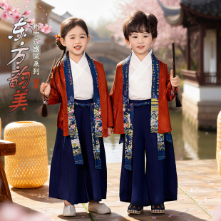 2026新款儿童藏族服装红色男女童少数民族舞蹈演出服藏服民族服装