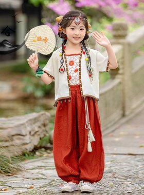 女童汉服夏季中国风唐装