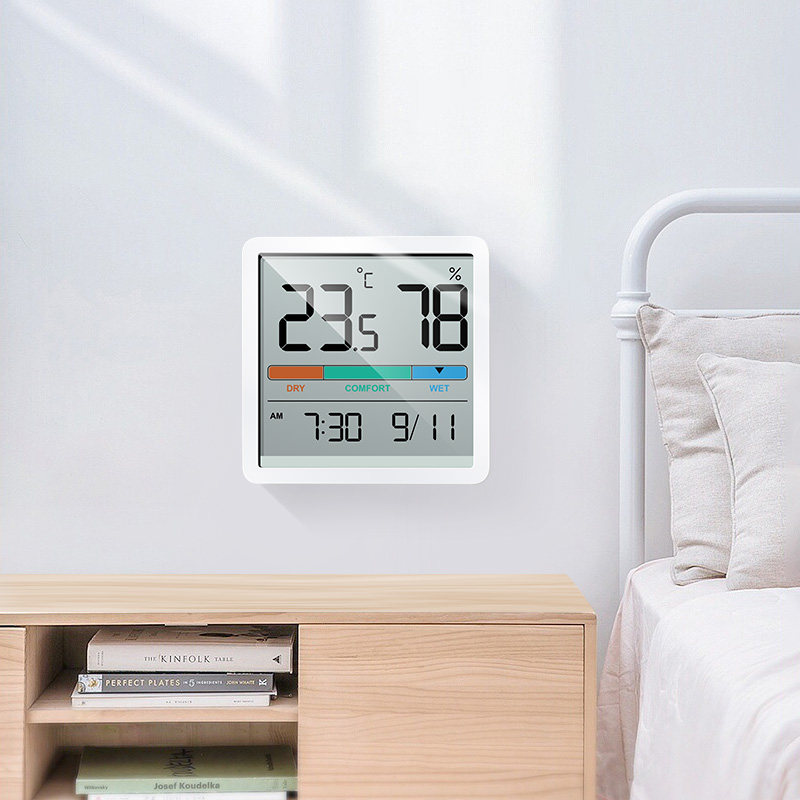 日本温湿度计家用室内婴儿房电子温度表精准高精度挂壁式显示器