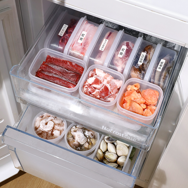 日本进口冰箱小号分装辅食保鲜盒