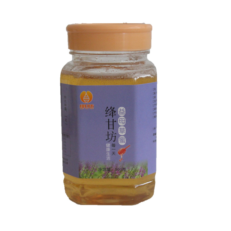 益母草蜂蜜农家野生纯正天然蜂蜜500克