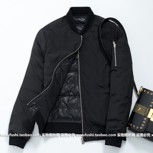 羽绒服女2025新款冬季短款韩版修身短外套两面穿棒球服加厚大码