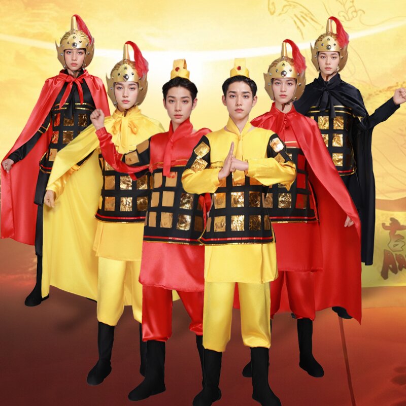 元旦士兵表演服儿童合唱团体服装儿童演出服