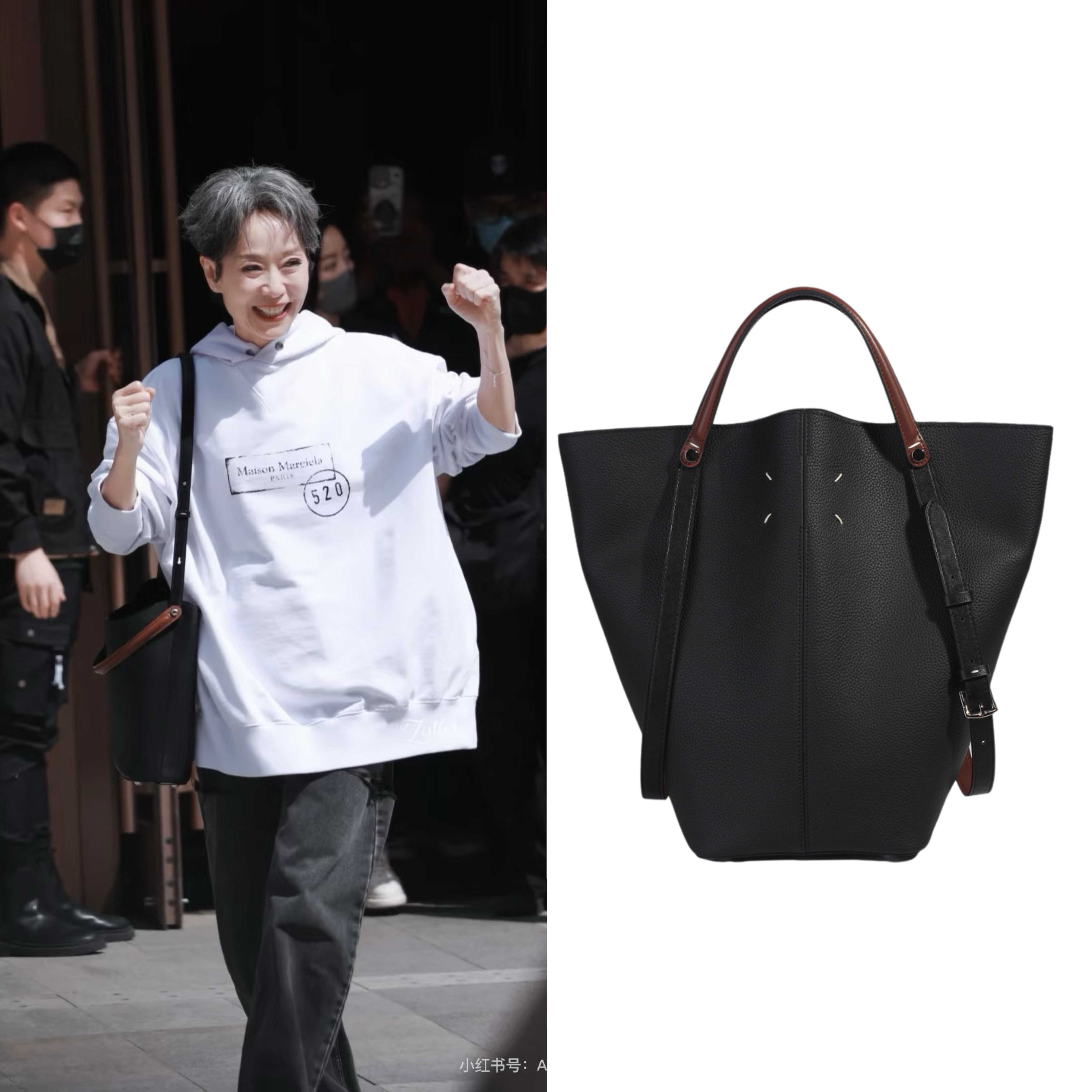 叶童同款简约真皮双肩托特包多功能通勤手提包女百搭单肩斜挎女包