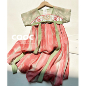 2026春夏女童刺绣汉服连衣裙小女孩洋气国风礼服裙子国风公主裙