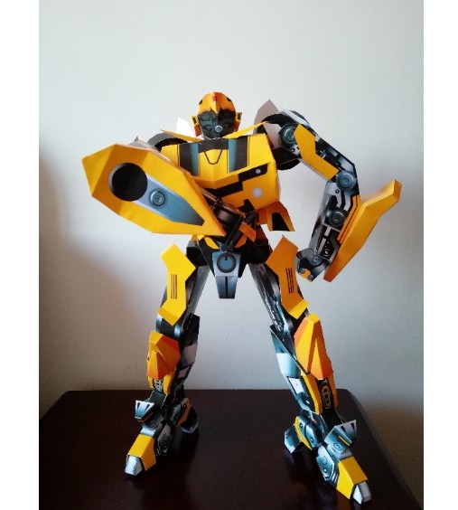 手工制作大黄蜂3D纸模型自主品牌