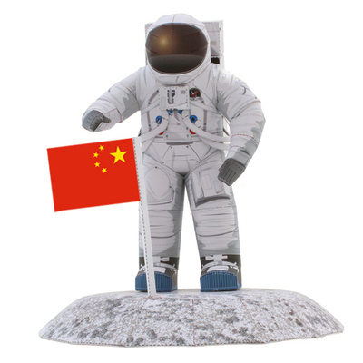 手工制作太空人航天宇航员纸模型