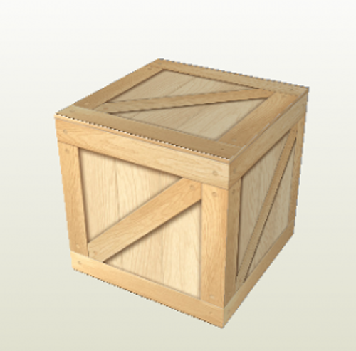 手工制作场景搭配仿真木箱小箱子