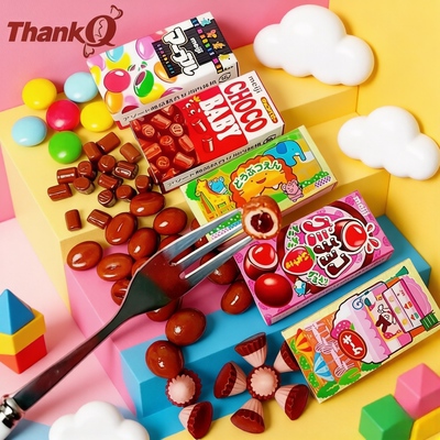 日本进口零食meji明治五宝baby巧克力豆咖啡迷你香蕉bb豆小粒糖果