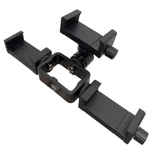 手机直播多机位头主播直播支架三位机夹子拍摄神器3个三位固定夹