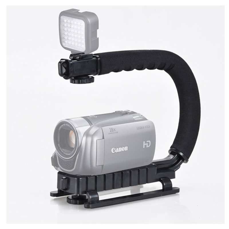 dv手持支架c型闪光灯u型手提便携