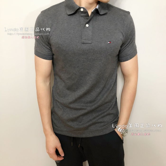 Lynda美國拼郵 Tommy Hifiger男士軟棉修身polo衫