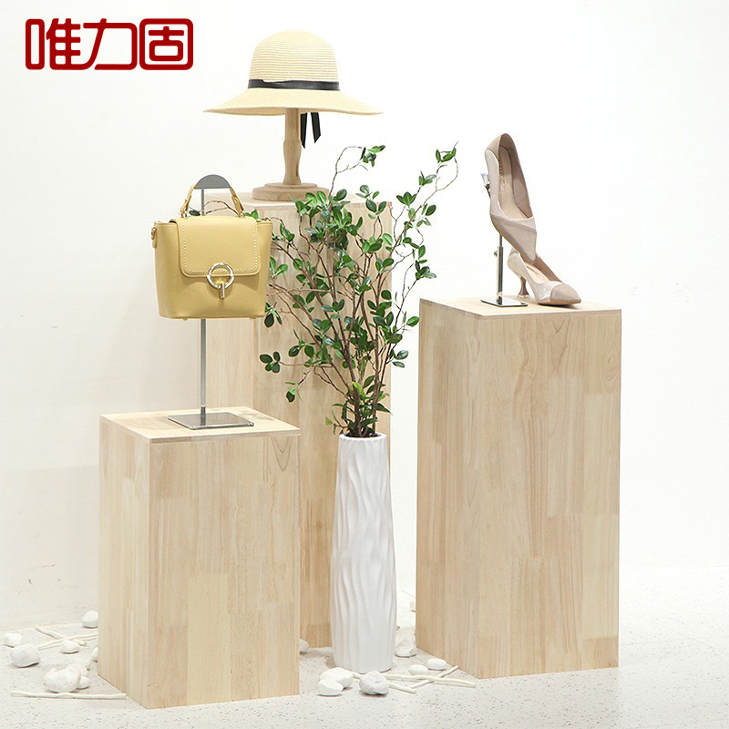 原生态木架网红鞋包长板中岛台