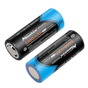 26650锂电池3.7V大容量充电大锂电池强光LED手电筒