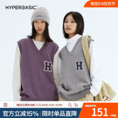 KGOODS HYPERBASIC针织背心秋外搭叠穿马甲毛衣坎肩学院风情侣