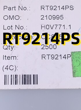 RT9214PS 10+ SOP8 原装现货