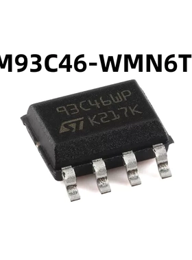 M93C46-WMN6TP SOP-8 1Kbit 8位或16位宽MICROWIRE原装串行EEPROM