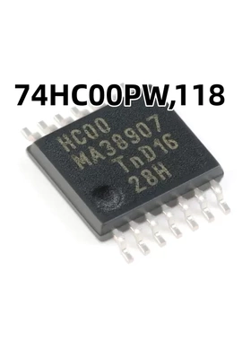 74HC00PW,118 TSSOP-14 四路2输入与非门 贴片逻辑原装正品 芯片