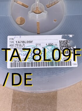 TA78L09F/DE  10+  SOT89  原装现货