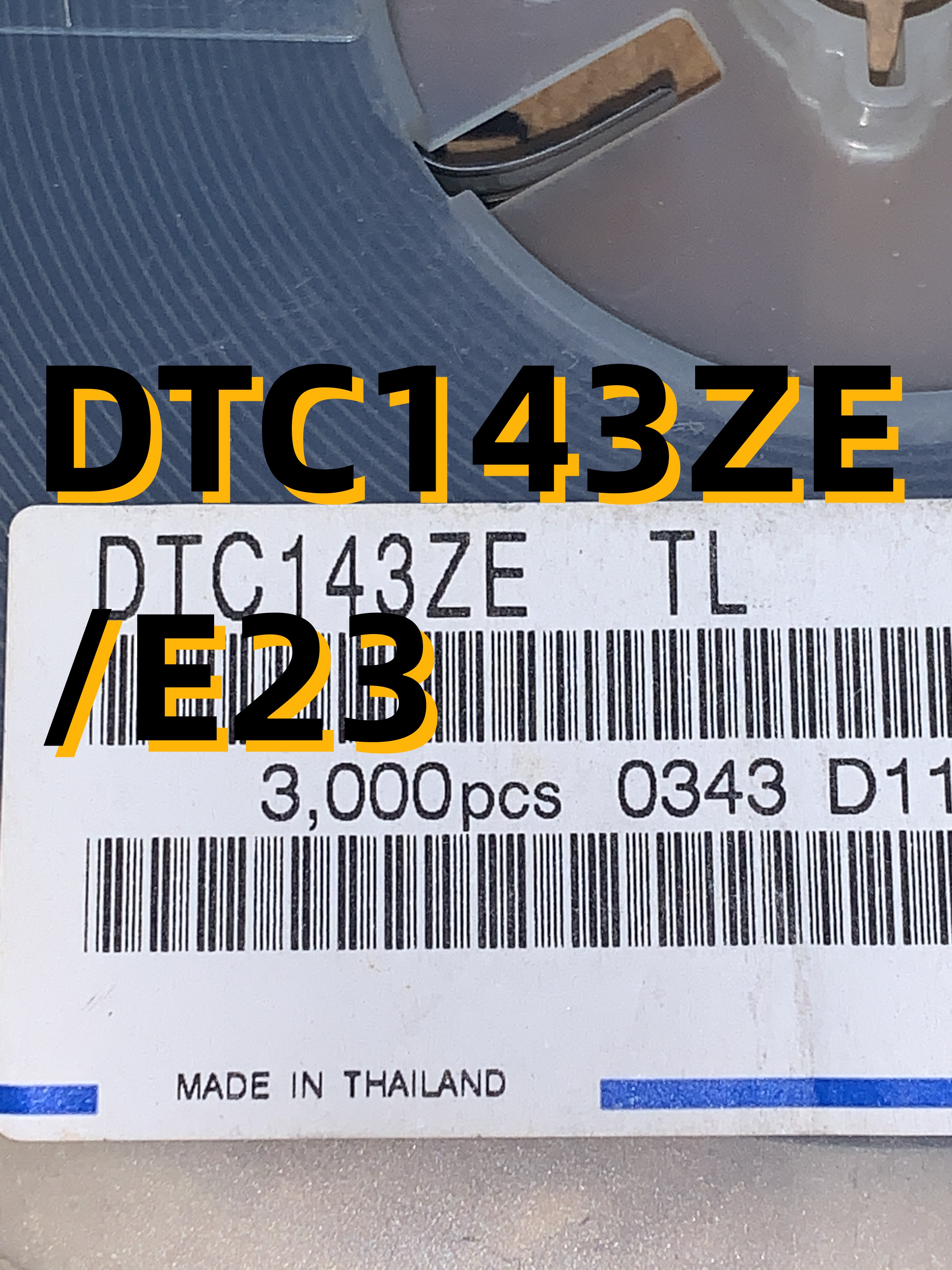 10只  DTC143ZE/E23 03+ SOT423 原装现货